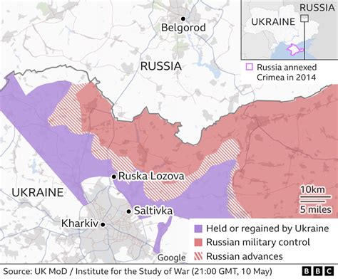 kharkiv ukraine war map